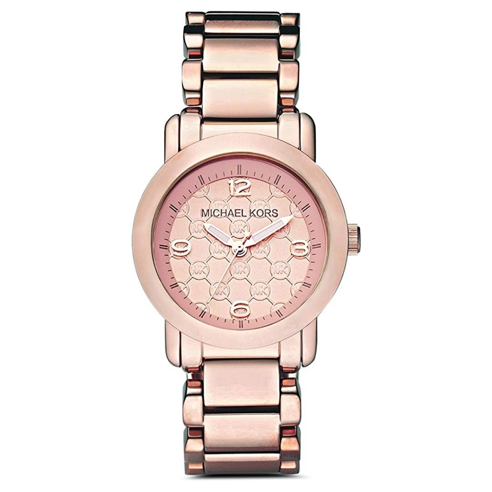 Women's Three Hand Rose Gold Stainless Steel Watch